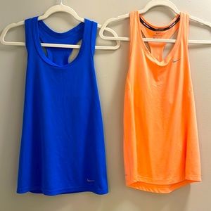 Bundle Deal!!! Two Nike Dri-Fit running tanks, both size S